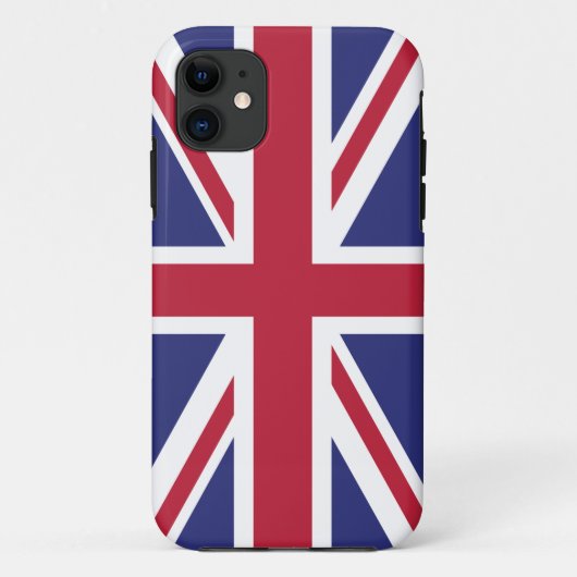 英国の愛国的な旗 Case-Mate iPhoneケース (裏面)