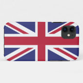 英国の愛国的な旗 Case-Mate iPhoneケース (裏面(横))