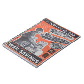 英国の戦時中のポスターの再版。 ノートブック (左側)