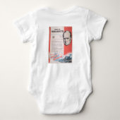 英国の戦時中のポスターの再版。 ベビーボディスーツ (裏面)