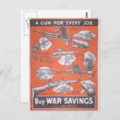 英国の戦時中のポスターの再版。 ポストカード (正面/裏面)