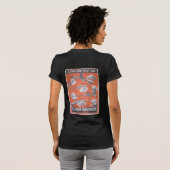 英国の戦時中のポスターの複製 Tシャツ (裏面フル)