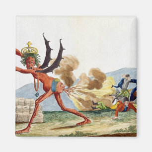 英国の政府の風刺漫画、1793年 マグネット