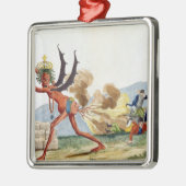 英国の政府の風刺漫画、1793年 メタルオーナメント (左)