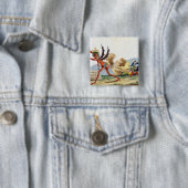 英国の政府の風刺漫画、1793年 缶バッジ (インサイチュ)