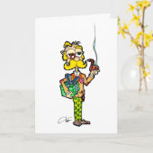 英国の教授用グリーティングカード カード (黄色い花)