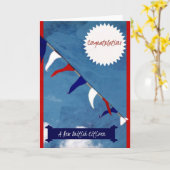 英国の新しい市民カードおめでとう カード (黄色い花)