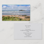 英国の旅行休暇の宛先プランナー 名刺 (正面/裏面)