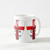 英国の旗のコオロギ コーヒーマグカップ (正面右)