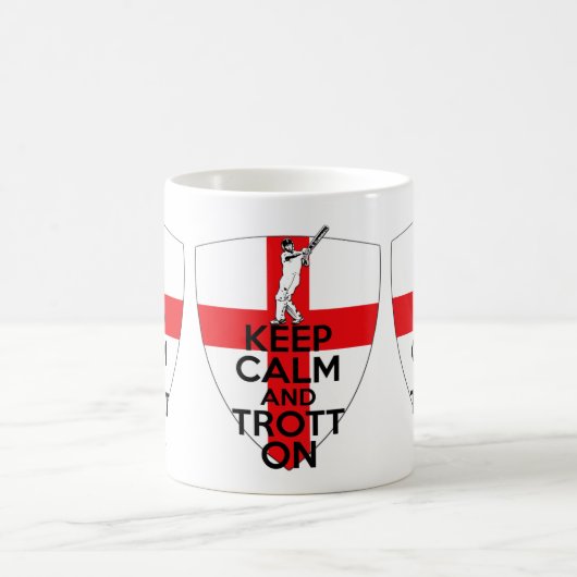 英国の旗のコオロギ コーヒーマグカップ (中央)