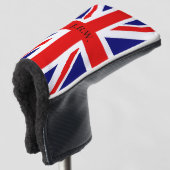 英国の旗をカスタマイズ ゴルフヘッドカバー (3/4 正面)