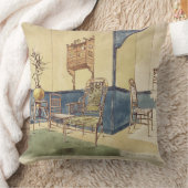 英国の日本様式の家具はエドワードWによって設計します クッション (ブランケット)