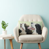 英国の春のスパニエル犬犬の芸術の枕 ランバークッション (椅子)