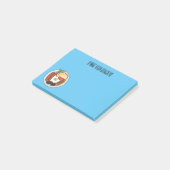 英国の朝食の漫画イラストレーション ポストイット (アングル)