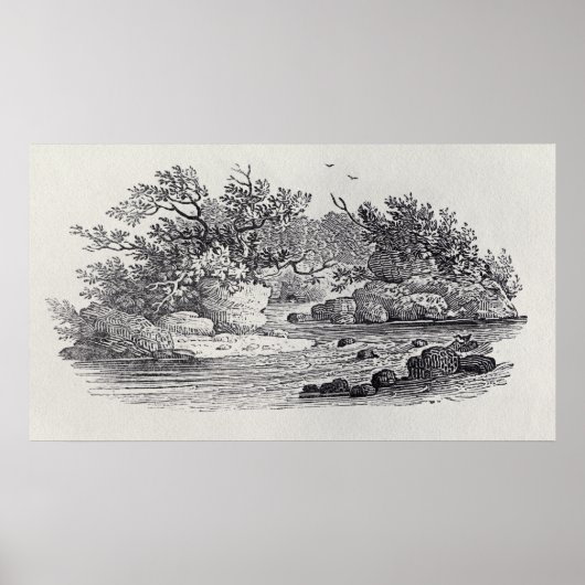 英国の歴史から川を曲がる ポスター (正面)