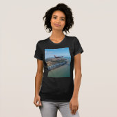 英国の海岸上の短気者 Tシャツ (正面フル)