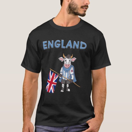 英国の牛 Tシャツ (正面)