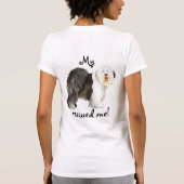 英国の牧羊犬を救う Tシャツ (裏面)