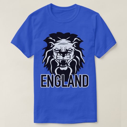 英国の狂乱獅子 Tシャツ (デザイン正面)