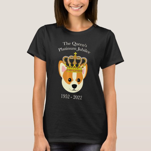 英国の王国王立白金ジュビリー連合ジャック Tシャツ (正面)
