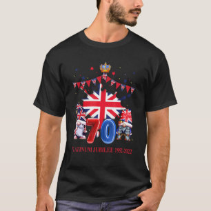 英国の王国王立白金ジュビリー・セレブラシオ Tシャツ