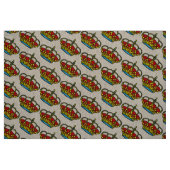 英国の王室のな王冠の生地 ファブリック (ファットクウォーター)