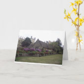 英国の田舎 カード (黄色い花)