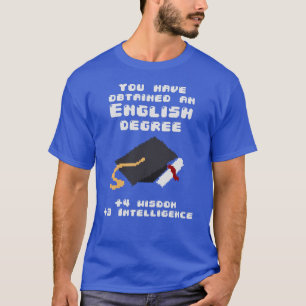 英国の程度の卒業生おもしろいなRPGのゲーマー Tシャツ