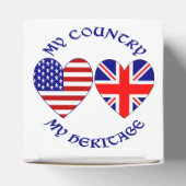英国の米国ハートが私の国にフラグ私の伝統 フェイバーボックス (上部)