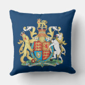 英国の紋章 クッション (裏面)