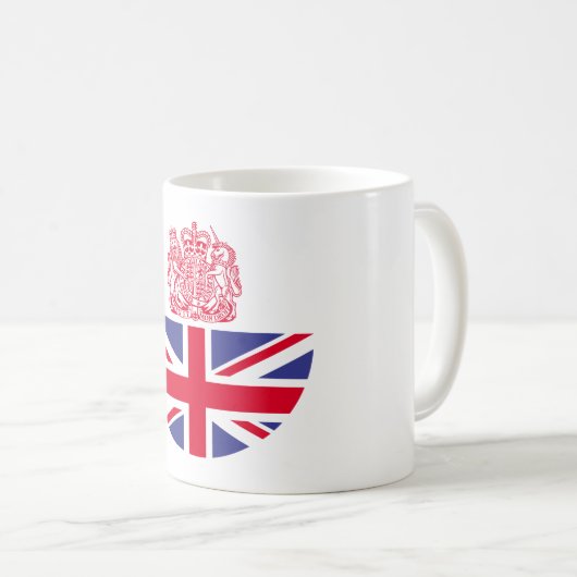 英国の紋章 コーヒーマグカップ (正面右)