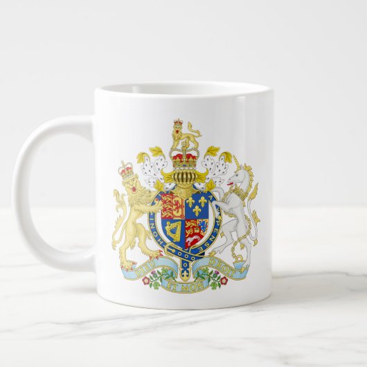 英国の紋章 ジャンボコーヒーマグカップ (左)