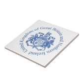 英国の紋章 タイル (側面)