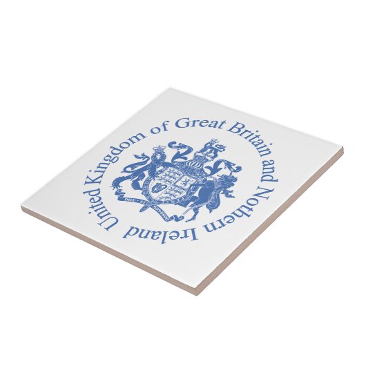 英国の紋章 タイル (側面)