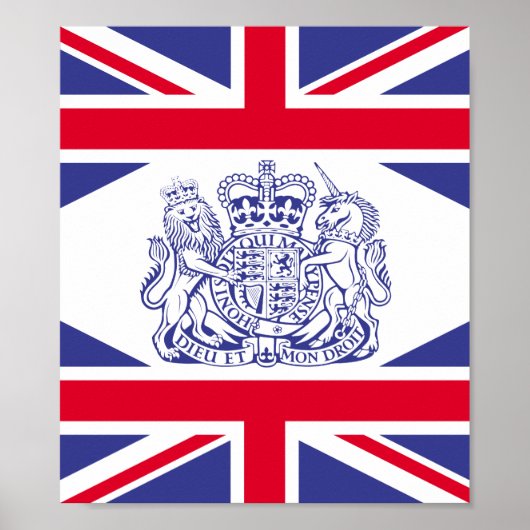 英国の紋章 ポスター (正面)