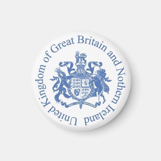 英国の紋章 マグネット (正面)