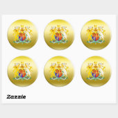 英国の紋章 ラウンドシール (シート)