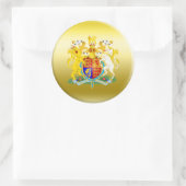 英国の紋章 ラウンドシール (バッグ)