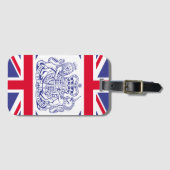 英国の紋章 ラゲッジタグ (正面横)