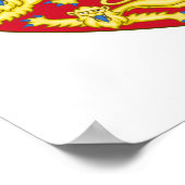 英国の紋章(1340) ポスター (角)