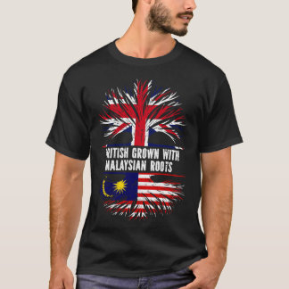 英国の英国のルーツで育った英国の旗イギリス Tシャツ