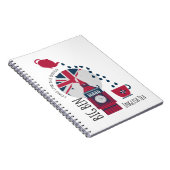 英国の茶の点 ノートブック (右側)