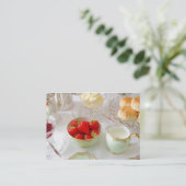 英国の茶部屋のカスタマイズ可能な名刺 名刺 (スタンド正面)