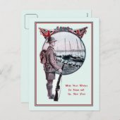 英国の軍隊歴史クリスマス シーズンポストカード (正面/裏面)