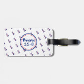 英国の連合旗の主への信頼3荷物 ラゲッジタグ (裏面横)