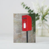 英国の郵便受 ポストカード (スタンド正面)
