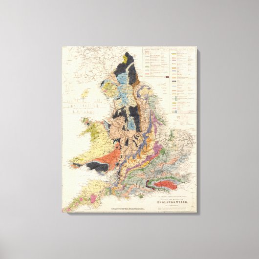 英国の鉄道 キャンバスプリント (正面)