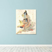 英国の鉄道 キャンバスプリント (インサイチュ (ウッドフロア))