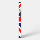英国の電話ボックス・ユニオン・ジャック国旗 iPhoneケース (左側面)