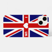 英国の電話番号ケース iPhoneケース (裏面横)